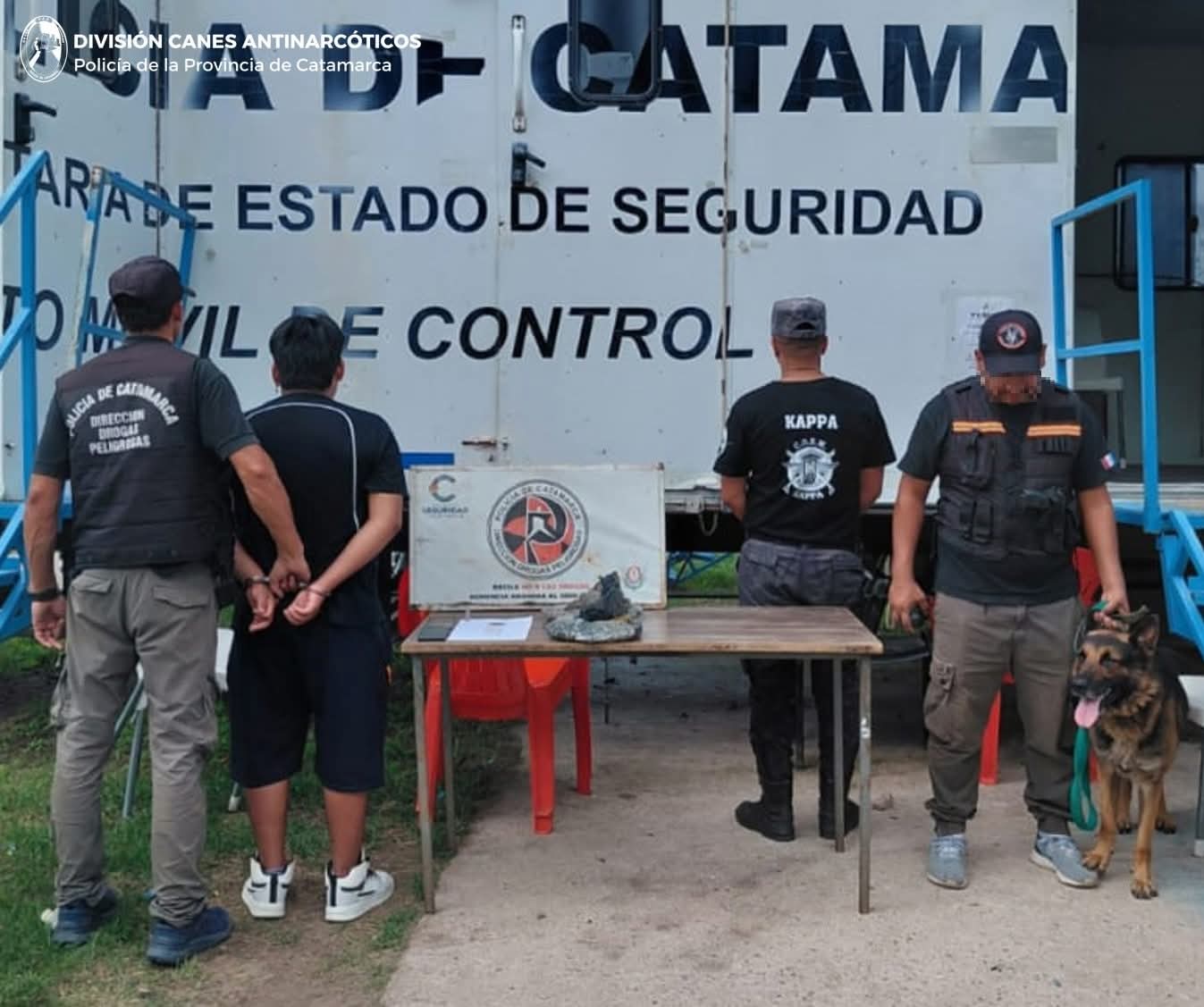 Incautan más de un kilo de marihuana y detienen a un joven de Jujuy.