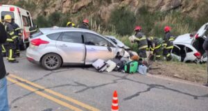 Tragedia en Tornquist Bs As: Un choque frontal deja cuatro muertos.