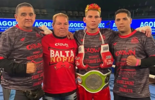 Baltazar Noria se consagró campeón sudamericano en una noche histórica.