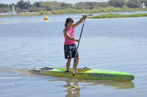 Oro para Argentina: Basaldella campeón en Stand Up Paddle.