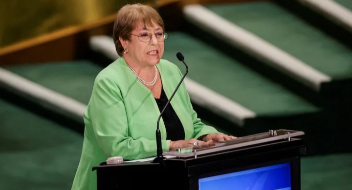 Bachelet retiró su candidatura a la Secretaría General de la ONU.