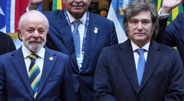 Milei cuestionó la política fiscal de Brasil y volvió a cruzar a Lula.