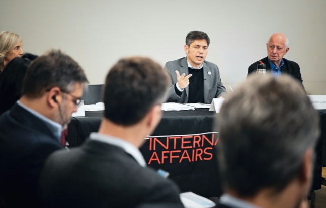 Kicillof cuestionó a Milei desde Nueva York.