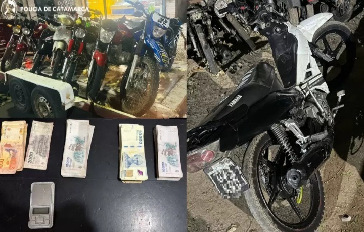 Secuestraron 21 motos y más de $2,6 millones en operativos en Capital, Valle Viejo y FME.