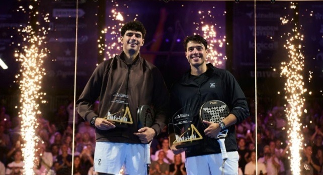 Tapia y Coello, tricampeones en Rotterdam.