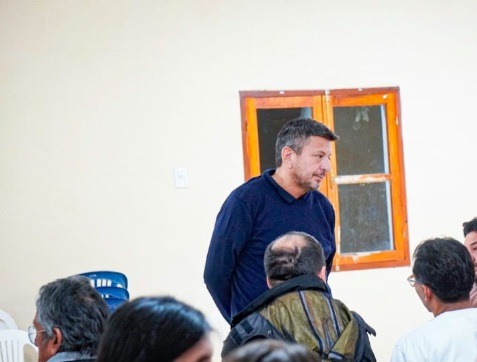 Ledesma recorrió el interior e impulsó la candidatura de Gustavo Saadi.
